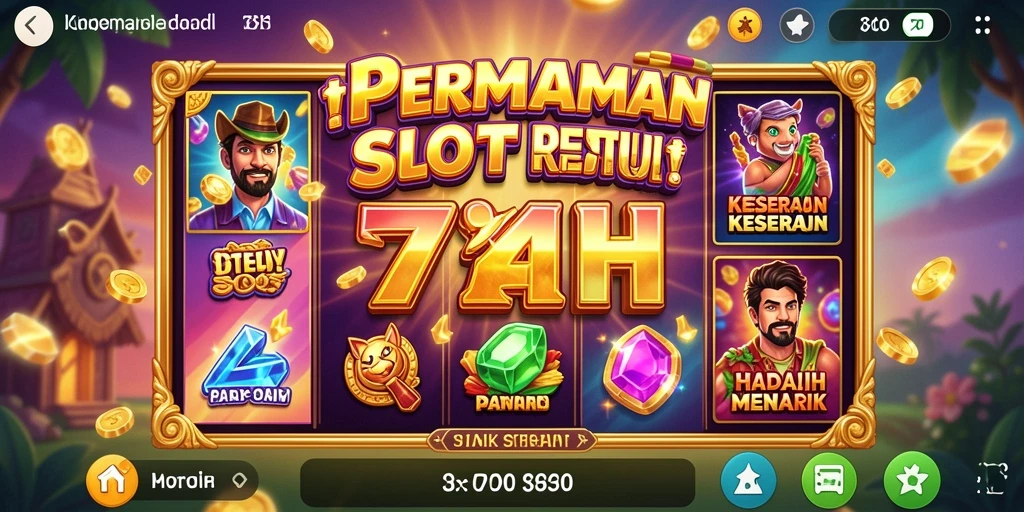 Tangkapan layar permainan menunjukkan keseruan bermain slot 71H.