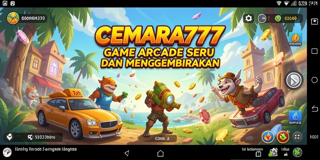 Tampilan gameplay seru dari CEMARA777 yang penuh tantangan.