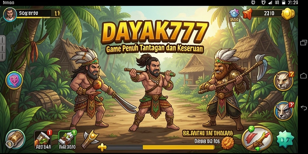 Screeshot gameplay DAYAK777 yang menarik dan interaktif.