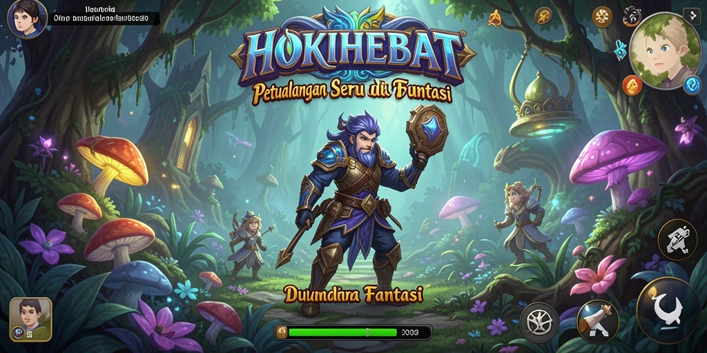 Tampilan gameplay petualangan yang seru dan menakjubkan.