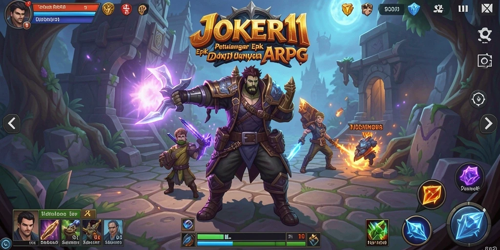 Tampilan screenshot JOKER11 yang menunjukkan aksi pertarungan seru.