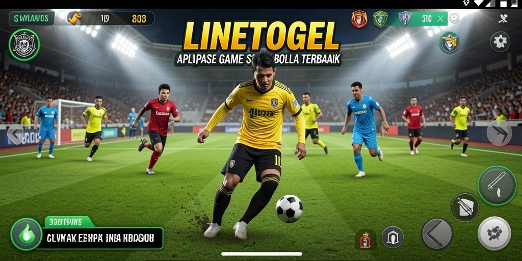 Tangkapan layar gameplay seru dalam LINETOGEL, menunjukkan aksi di lapangan.