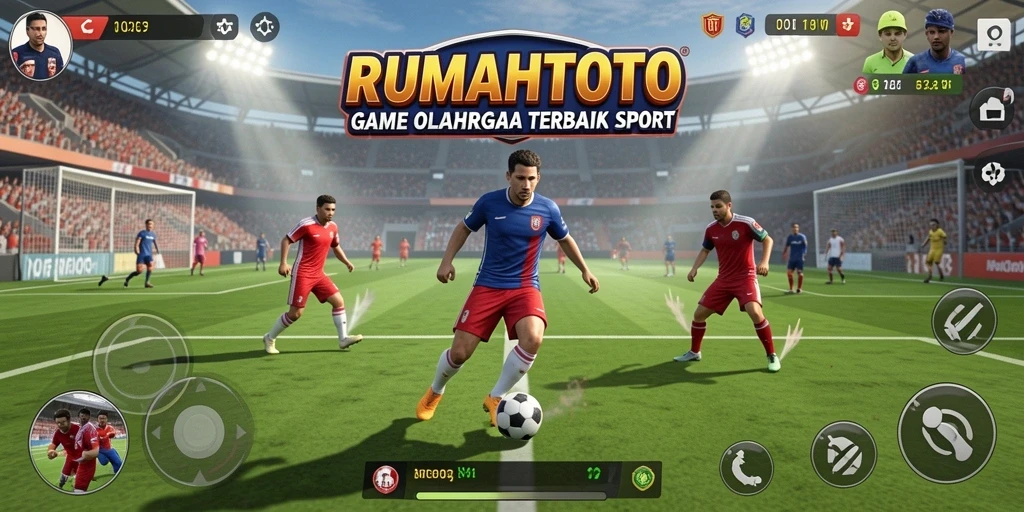 Tampilan aksi gameplay RUMAHTOTO yang mendebarkan dan seru.
